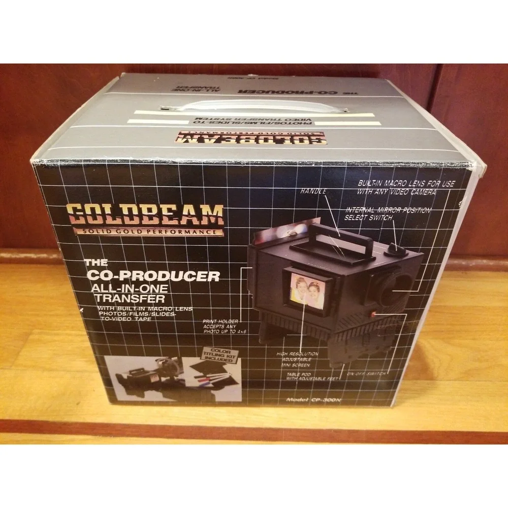 Vintage GOLDBEAM CO PRODUCER All in One VIDEO TRANSFER System Kit MODEL CP-300N